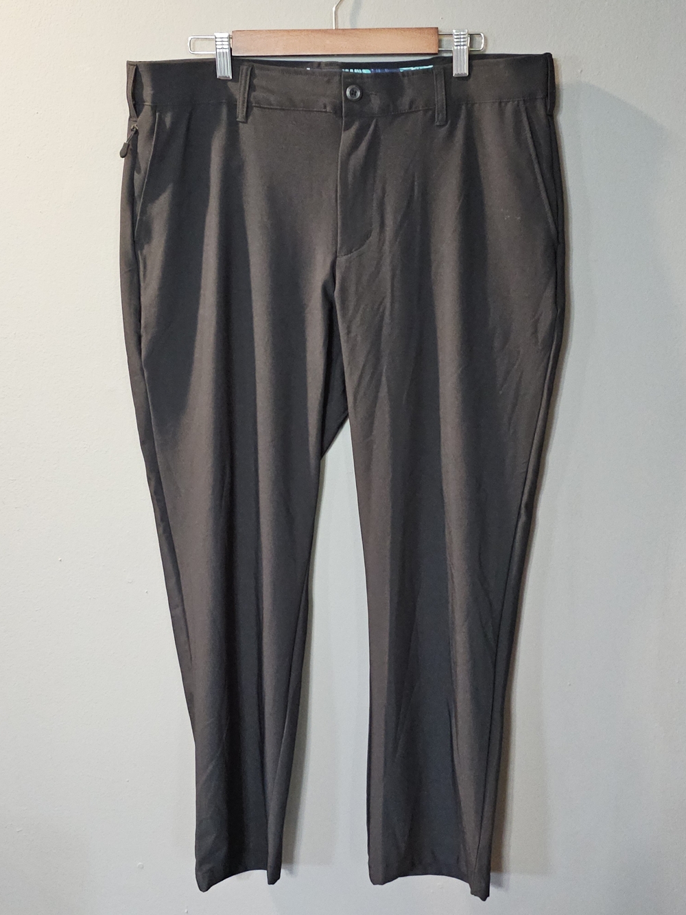 Birdie‎ Bound Black Flex Waist Straight Leg Golf Pants Mens 36X30